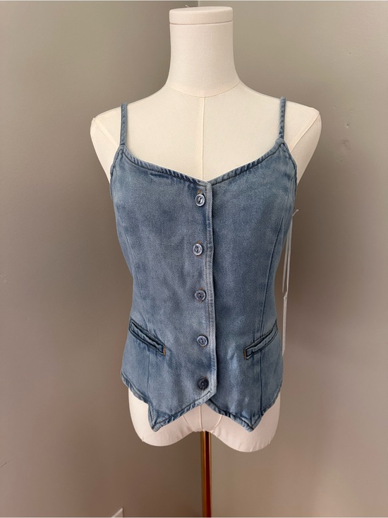 Young Fabulous & Broke Tops - NWT young, fabulous & broke Button-Up Denim Vest